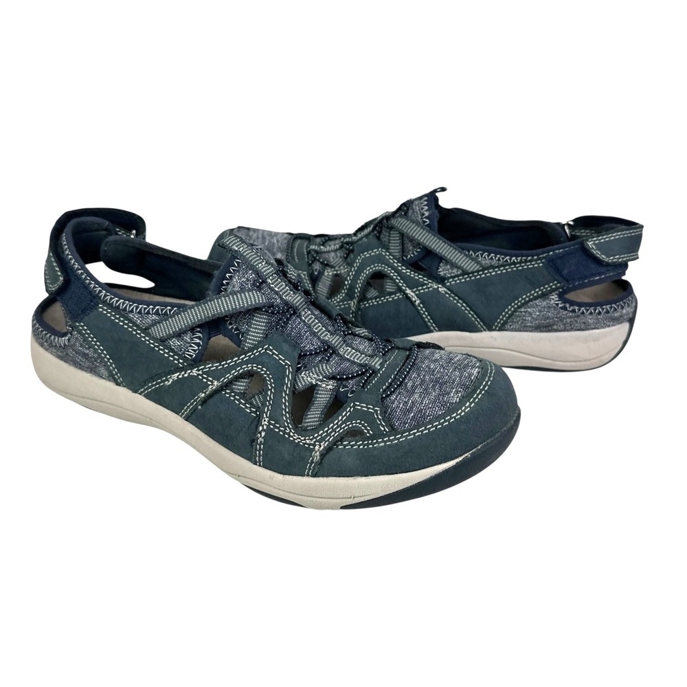 Earth Origins Women's Navy Blue Casual Shoes Fisherman Sandal Size 8.5M